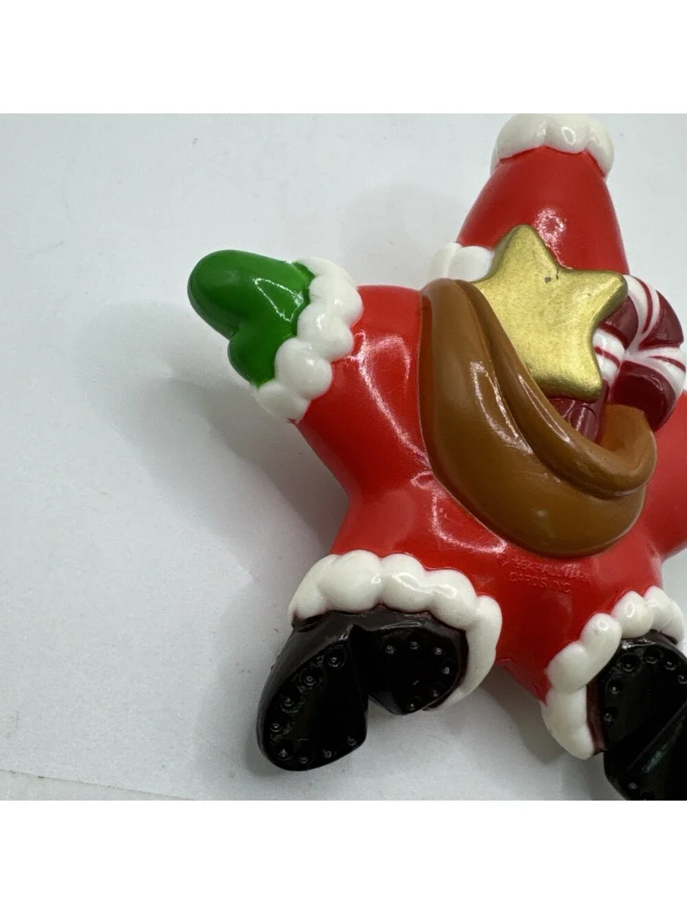 Hallmark Santa Star Keepsake Ornament Vintage 1984 Star Shaped